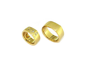 Trauringe in 750 Gelbgold